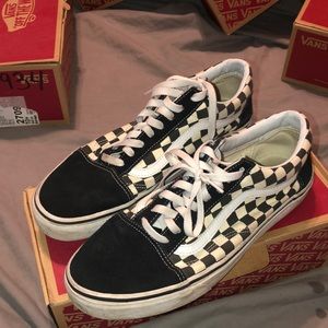 Black & White Checkered vans